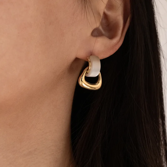 Vanila drip earrings