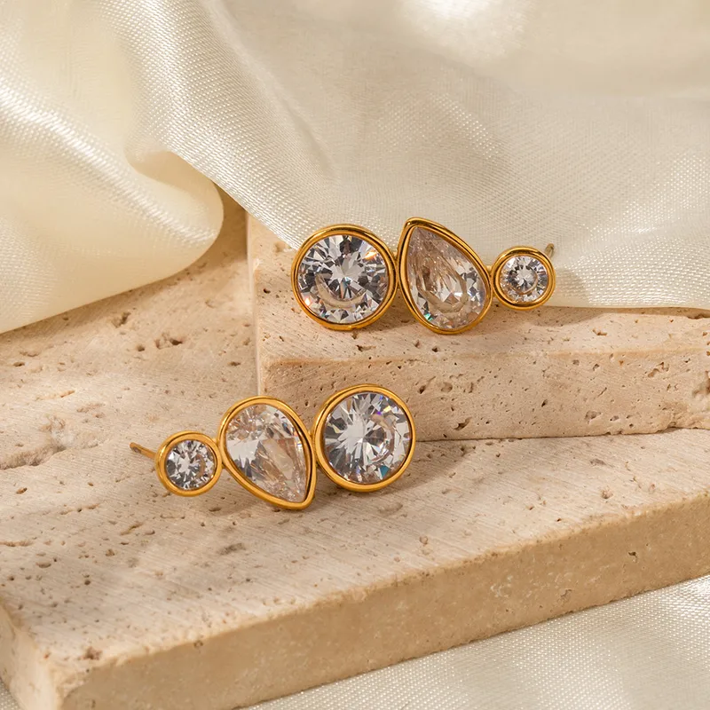 Zia drop earrings