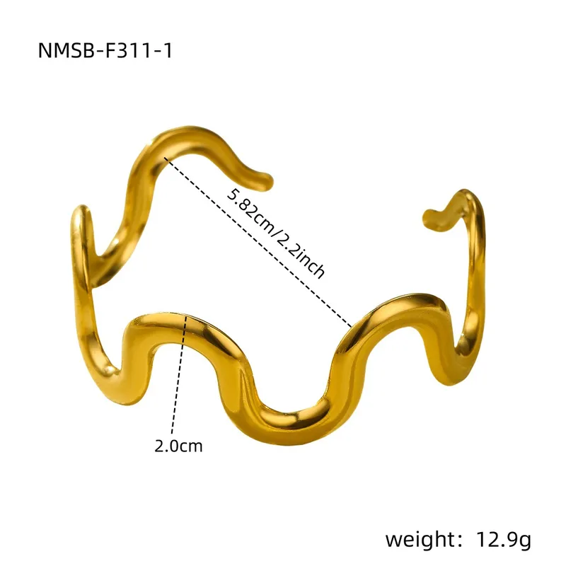 Wavy affair bracelet